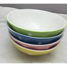 Bacia de sopa da porcelana 5.glaze com Pinting